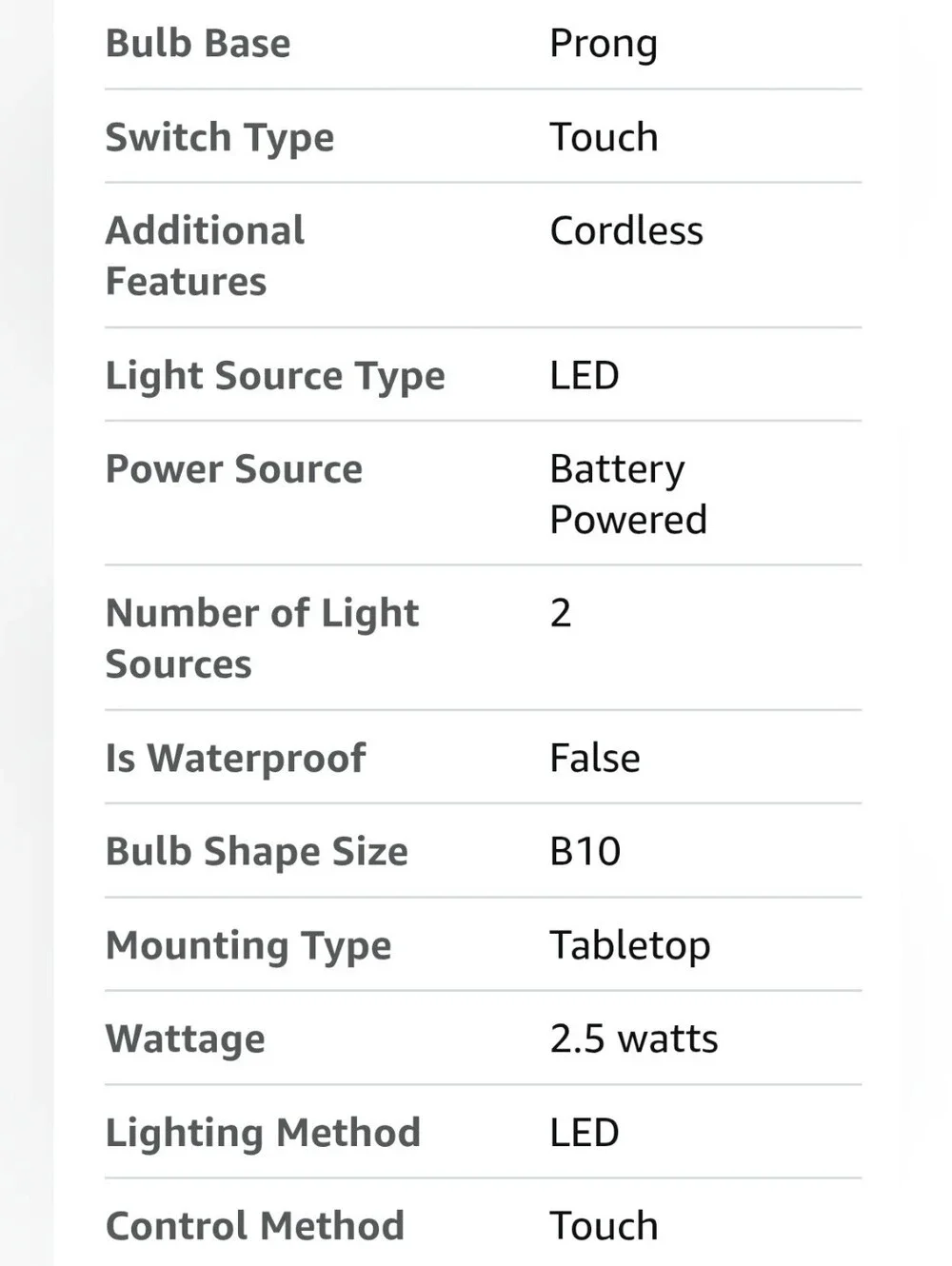 N/A offers height light
