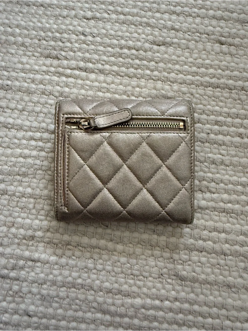 Chanel Gold Wallet