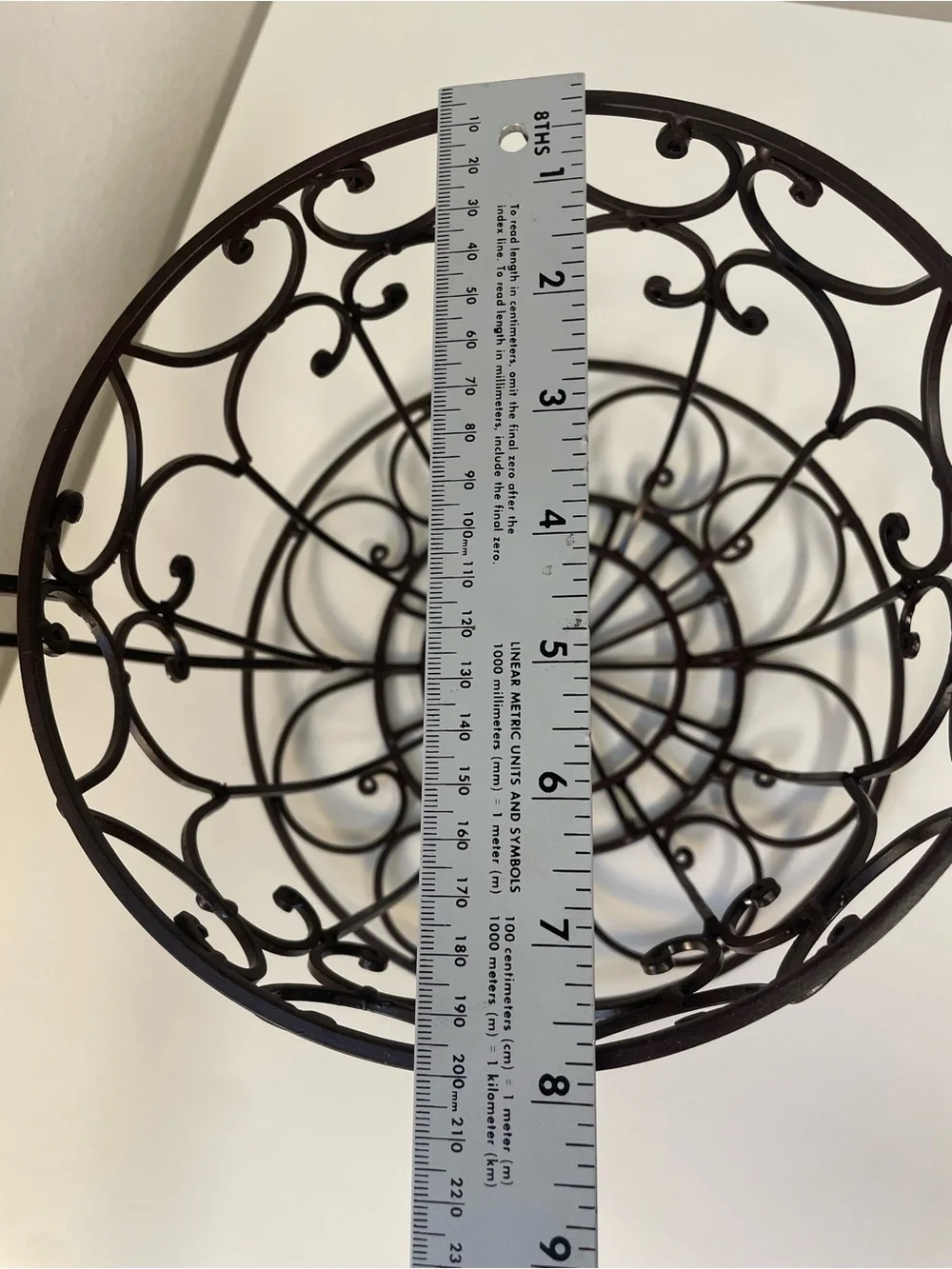 Coffee mug metal fruit basket planter