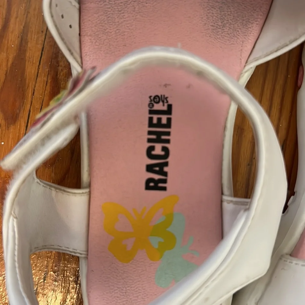 Rachel Shoes white sandals