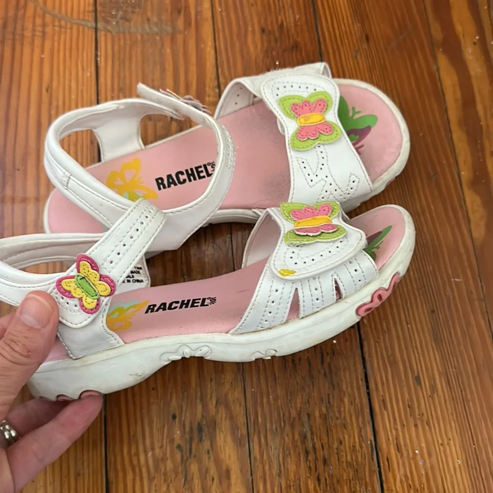 Rachel Shoes white sandals