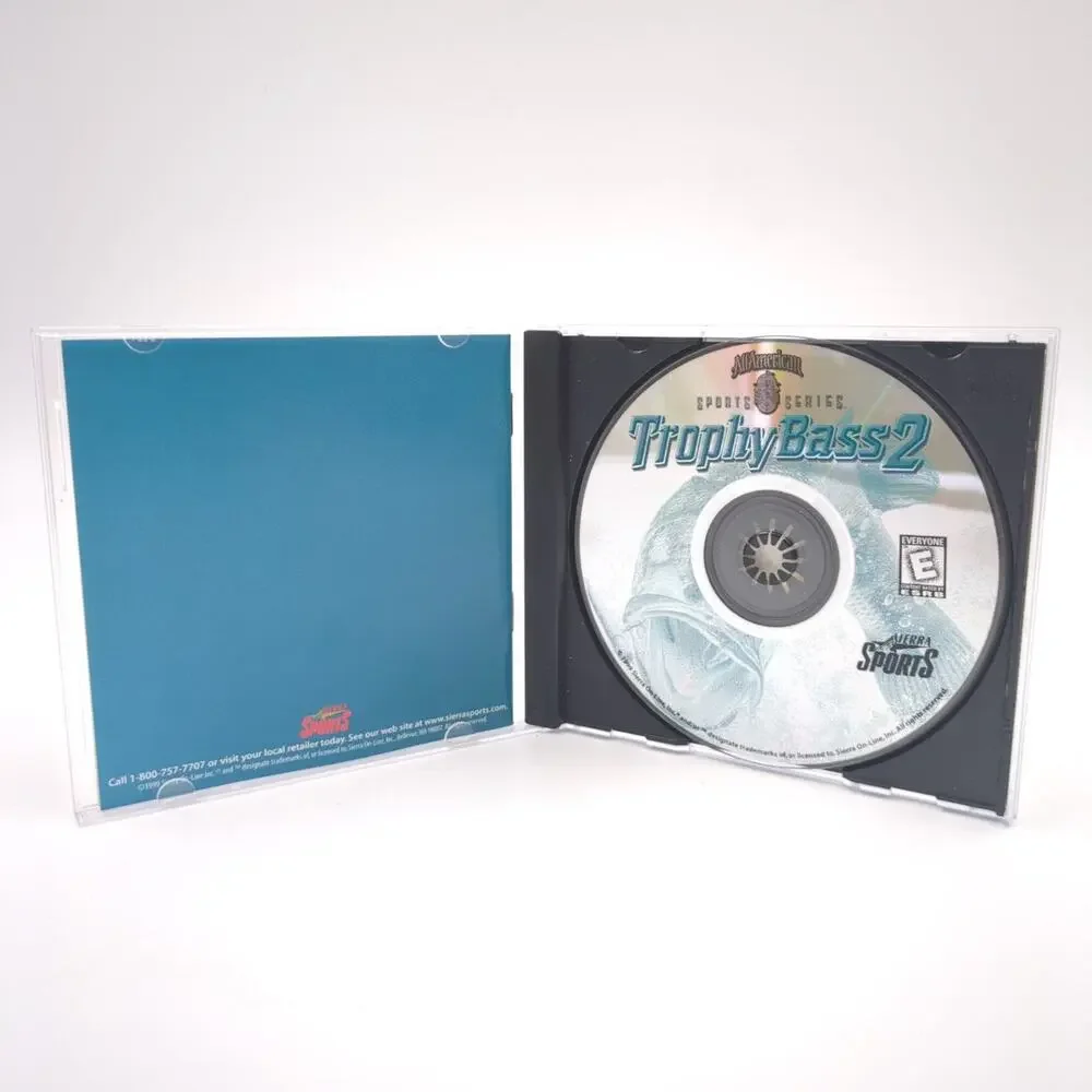 Trophy Bass 2 All-American Sports Series PC Video Game Fishing Multiplayer