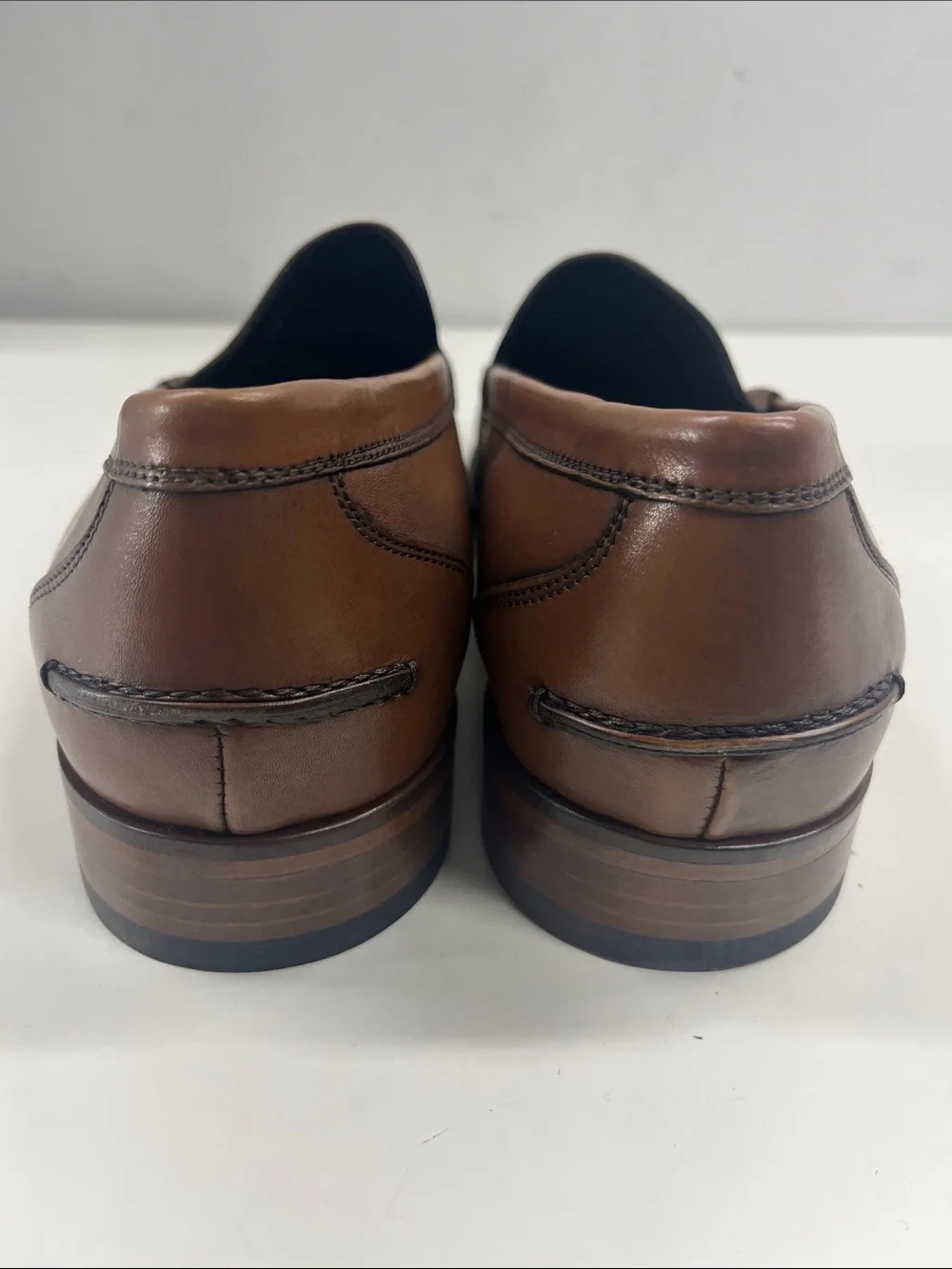 NEW Too Boot New York Men's Brown Leather Penny Loafers Size 11