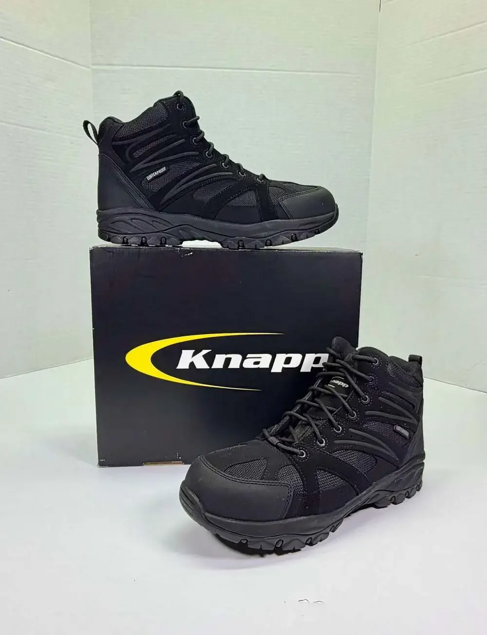 Knapp Ground Patrol Men's K5400 Trail Hiker Comp Toe Work Boots Size 8.5 W
