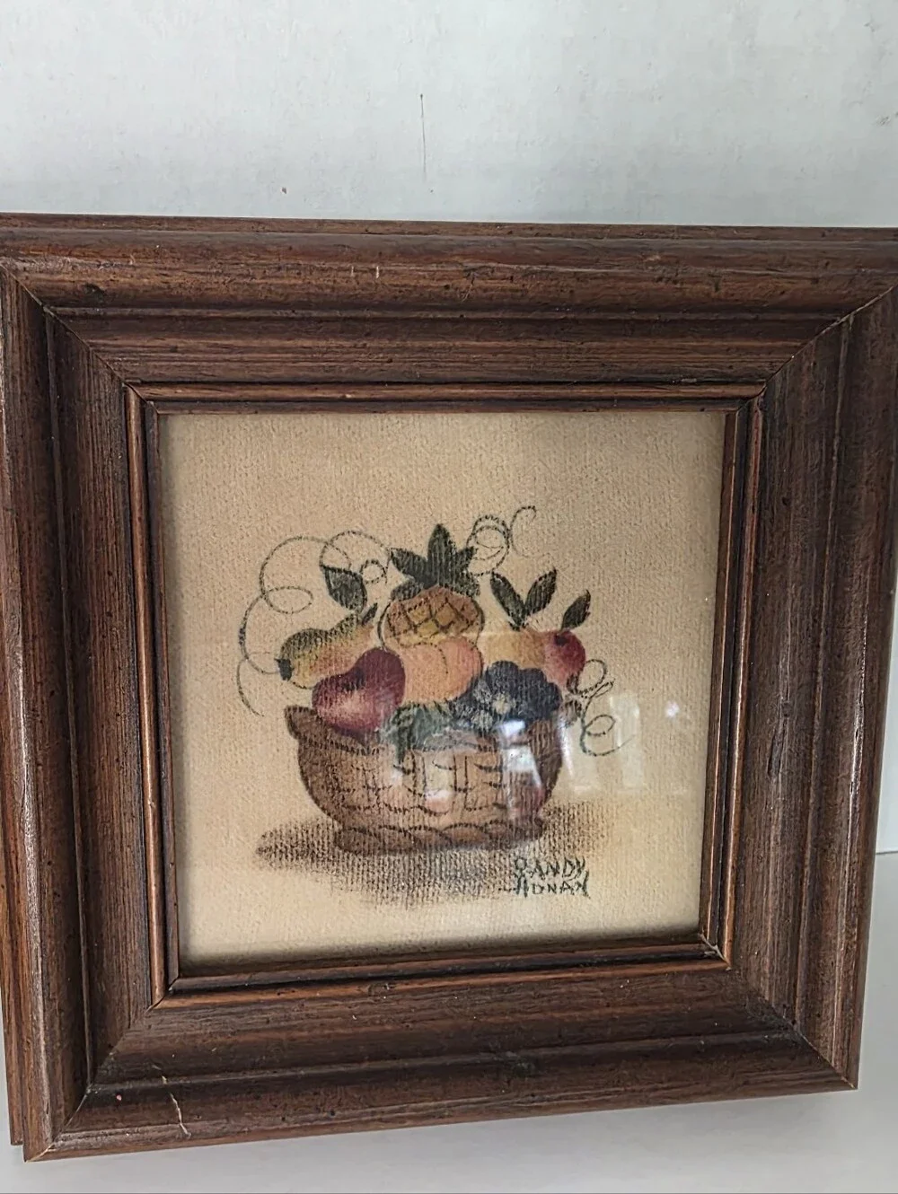 Theorem Painting by Sandy Honan Framed and Matted Prints Grapes & Fruit Set of 2