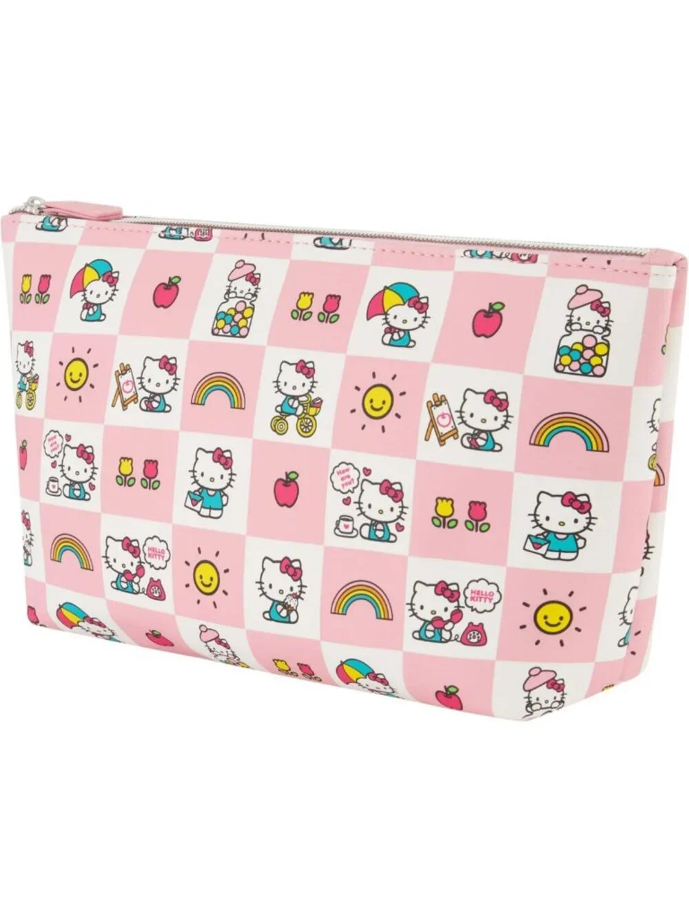 Chic Travel Makeup Bag | Trapezoid Cosmetic Organizer Pouch for Women