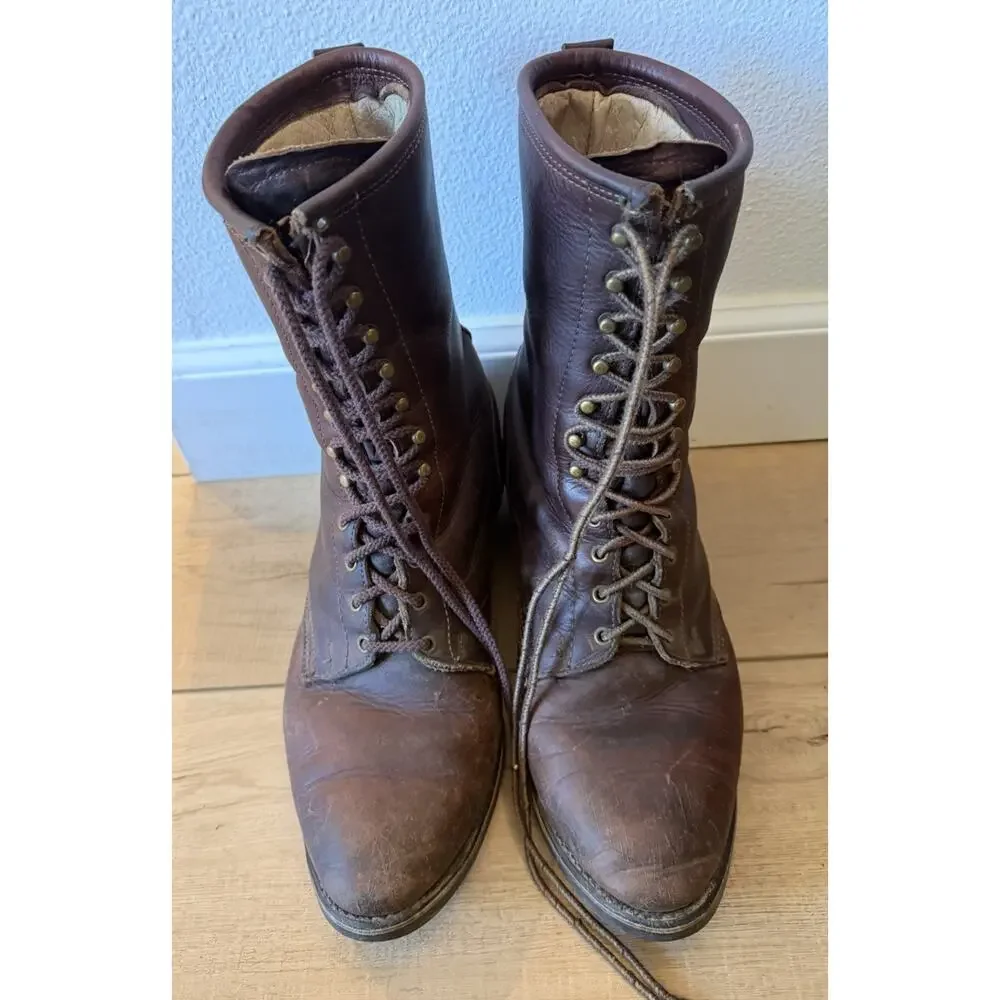 Double H 9581 Sub Zero Packer Boots Mens 11 EE Brown Leather Lace Up Insulated