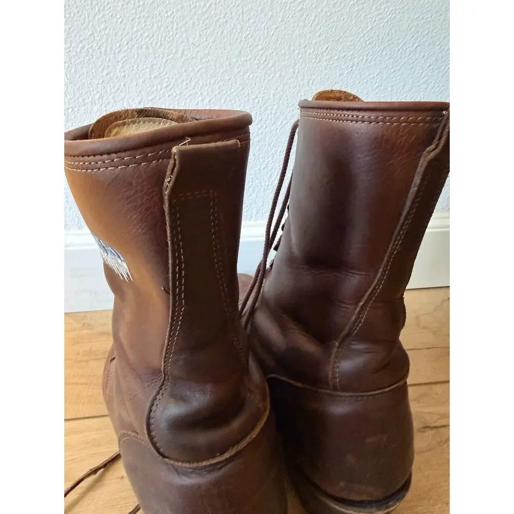 Double H 9581 Sub Zero Packer Boots Mens 11 EE Brown Leather Lace Up Insulated