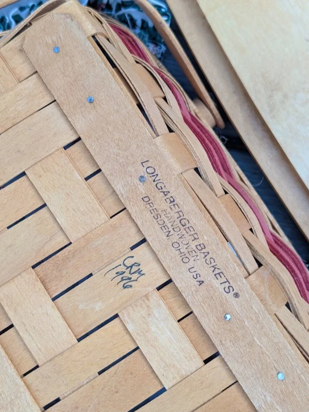 Longaberger vintage picnic