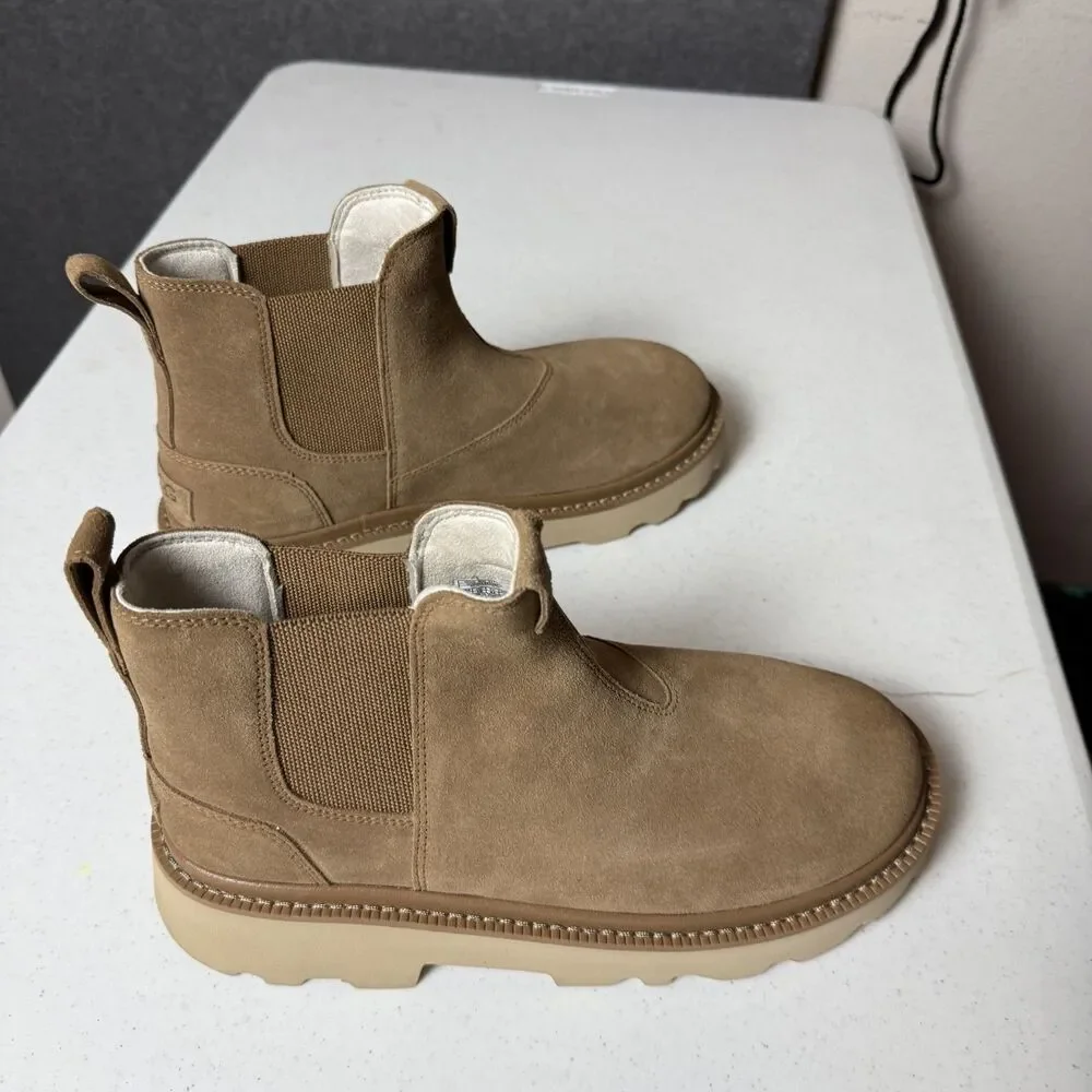 UGG Chelsea Lug Boots Men's Size 11 Chestnut 1171372  F27425E