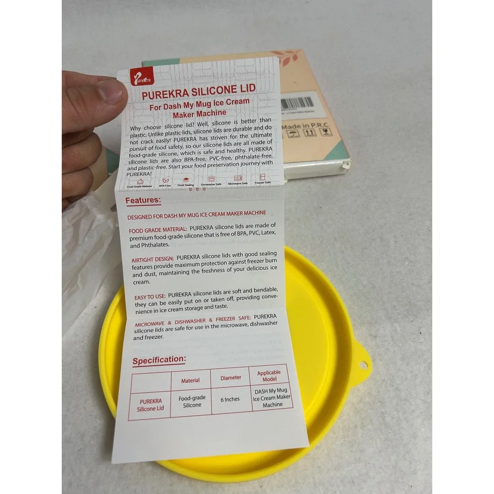 Purekra silicone lids