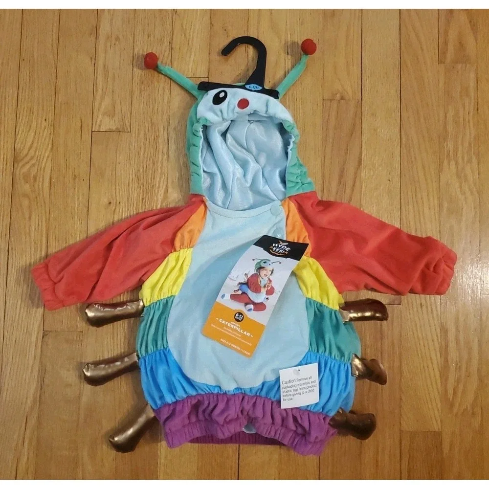 Hyde & Eek Infant Caterpillar Costume 6-12 Months‎ Halloween Baby New