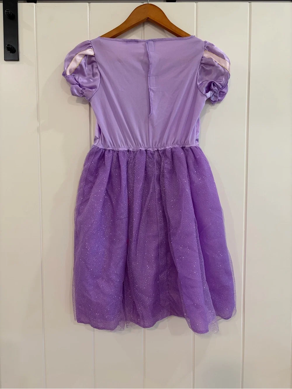 Disney Girls' Purple Sparkle Rapunzel Princess Costume Dress