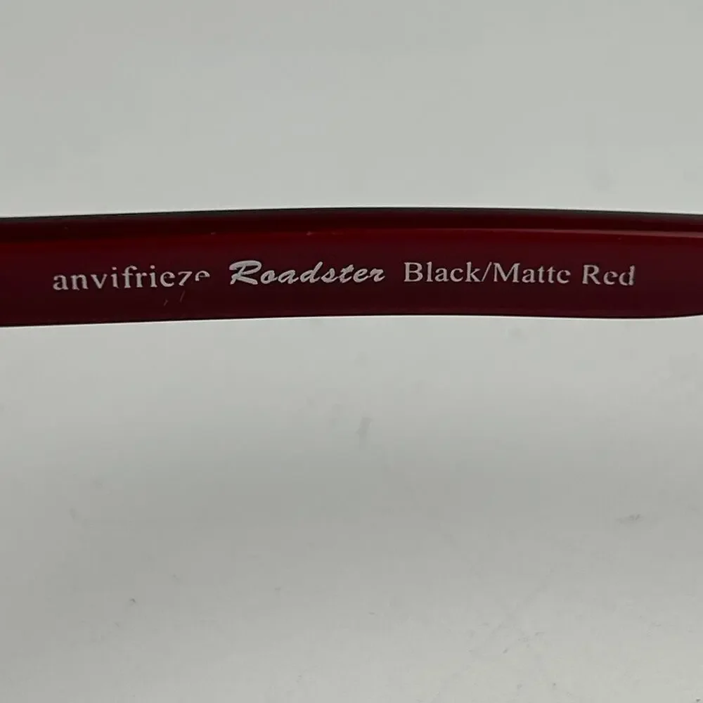 Roadster Anvifrieze Eyeglasses Women Black Red Plastic Round Half Rim‎ 48 23 140