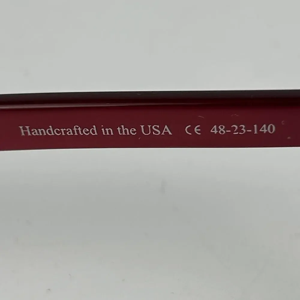 Roadster Anvifrieze Eyeglasses Women Black Red Plastic Round Half Rim‎ 48 23 140