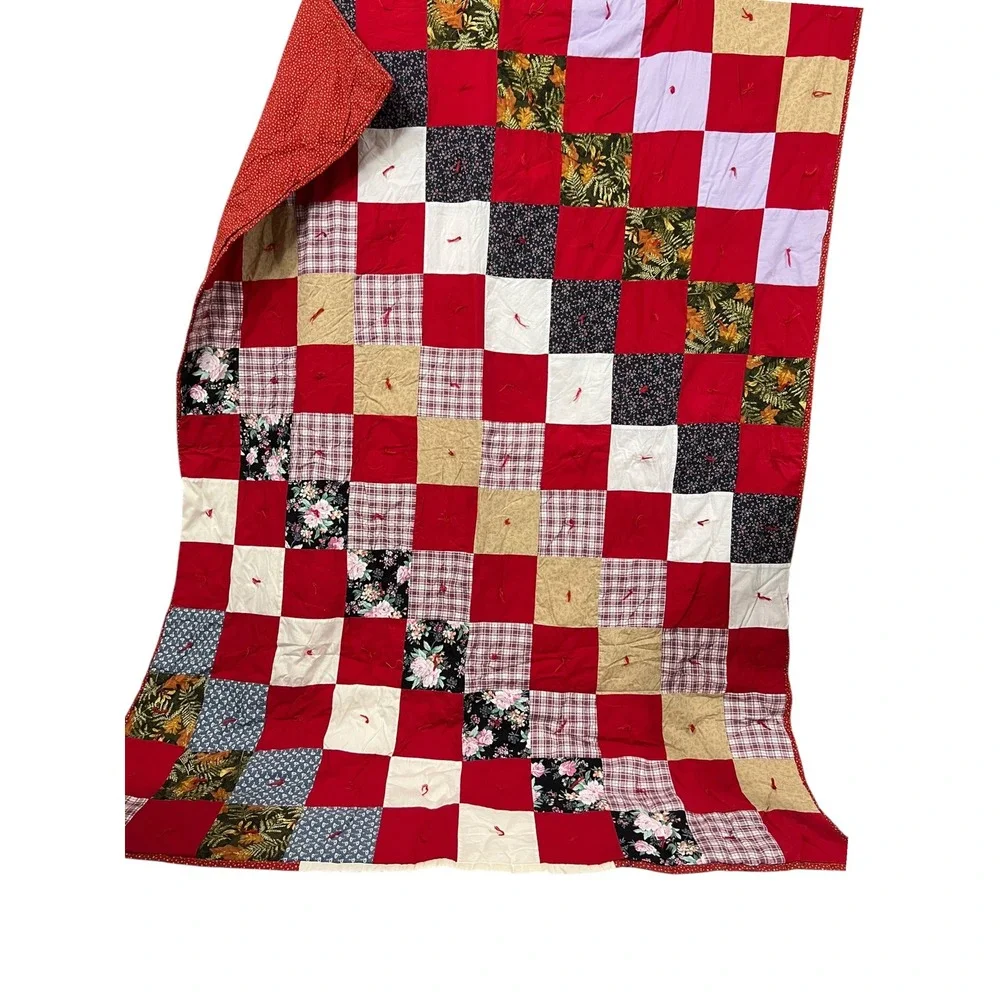Handmade patchwork quilt