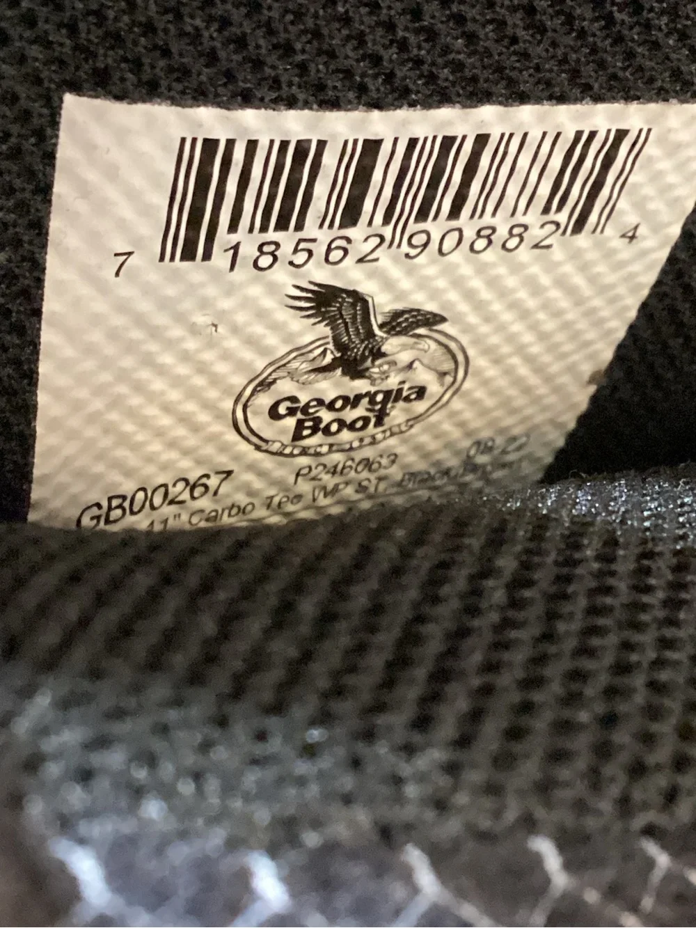 Georgia Boot interior view