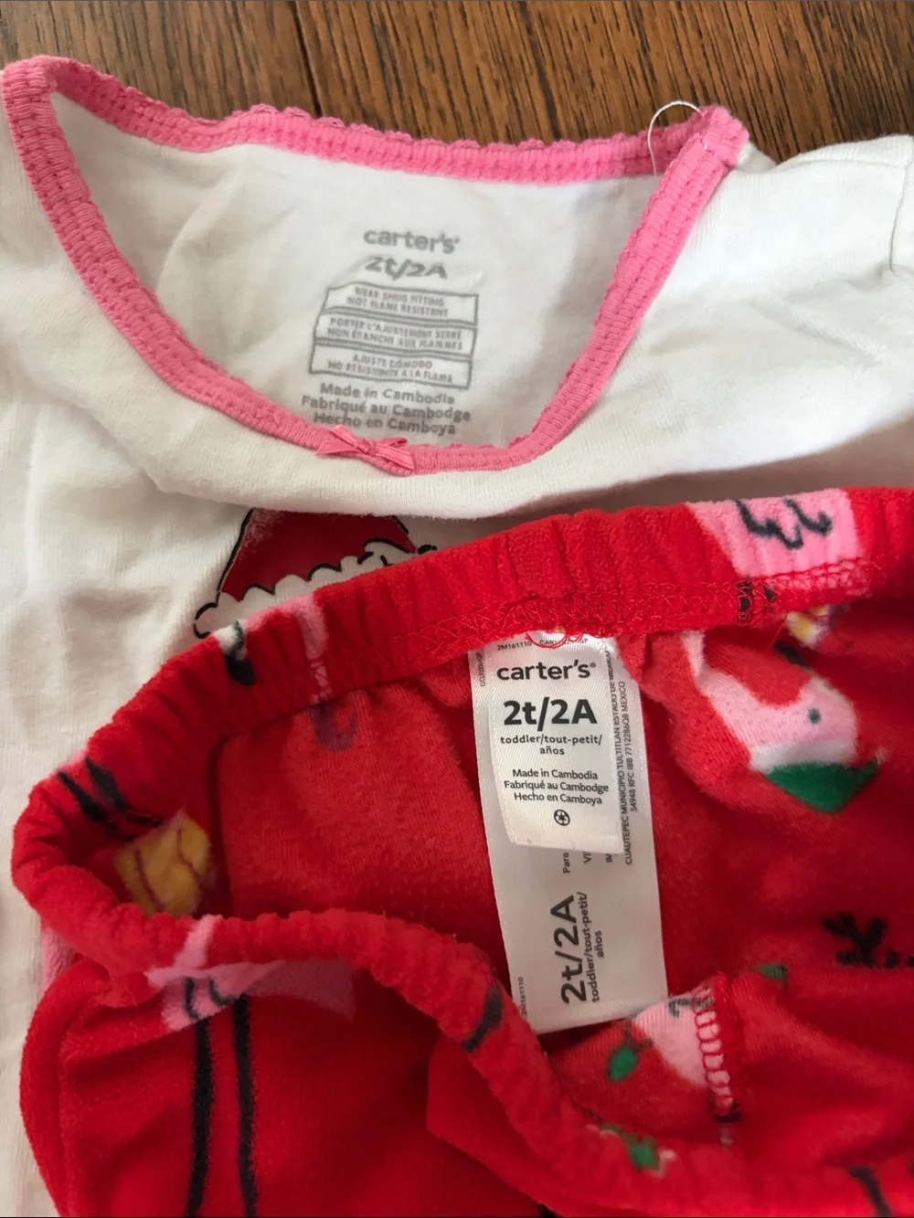 3 for $12 💚 Flamingo Christmas Pajama Set