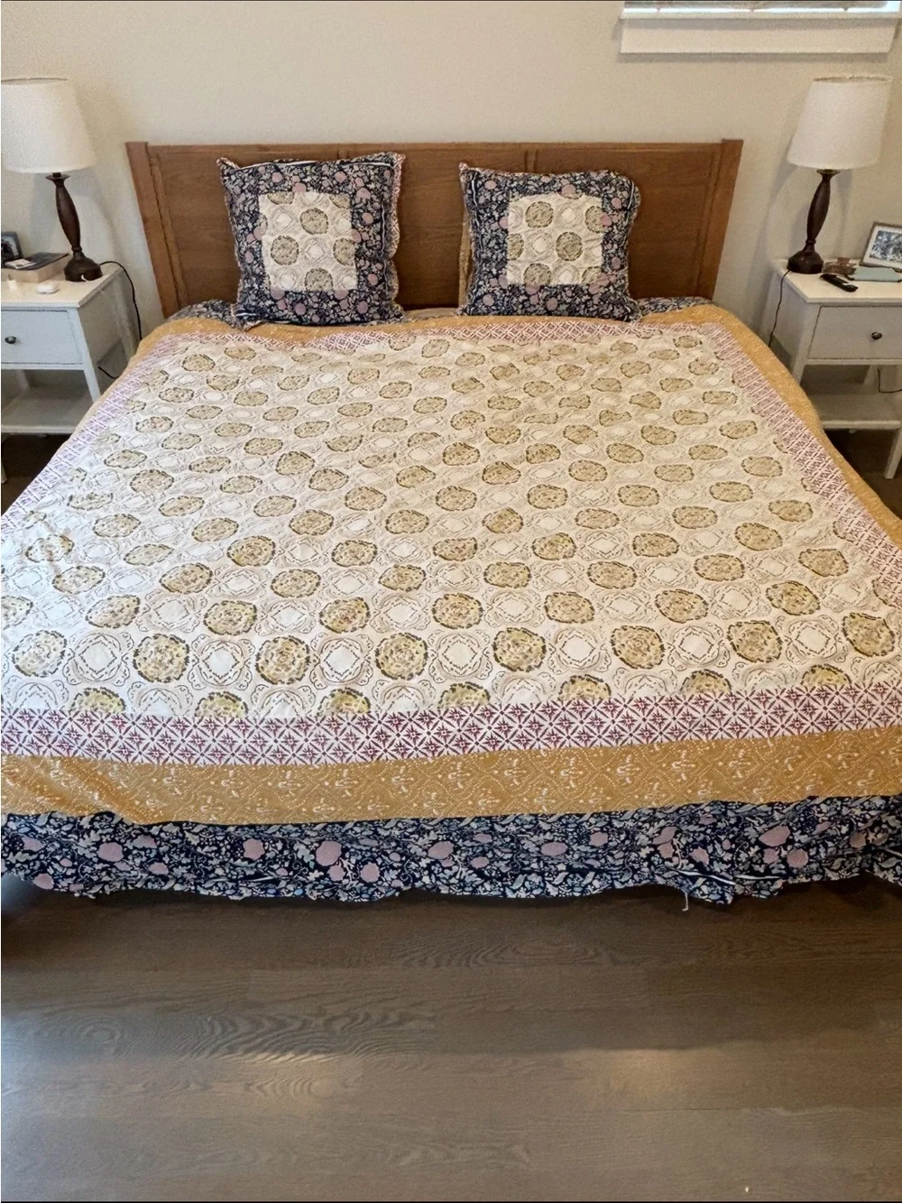Anthropologie coordinating shams
