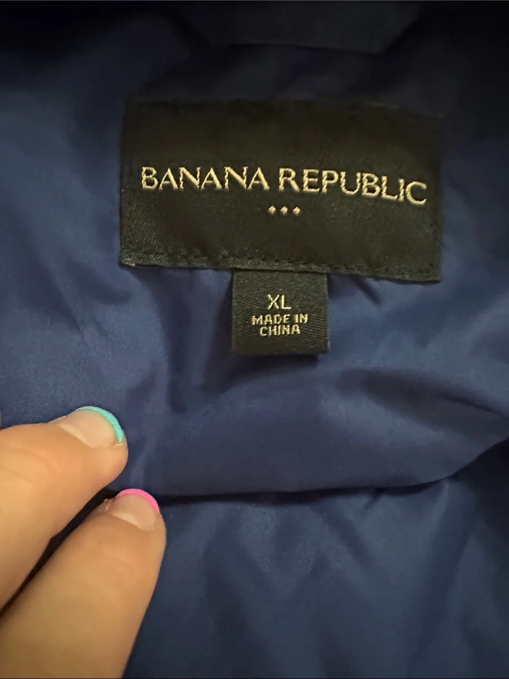Banana Republic sleeveless puffer