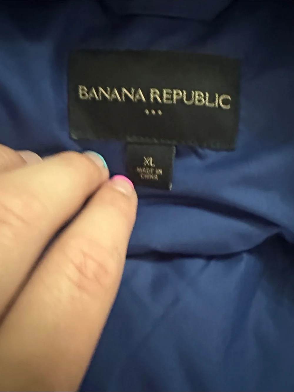 Banana Republic sleeveless puffer