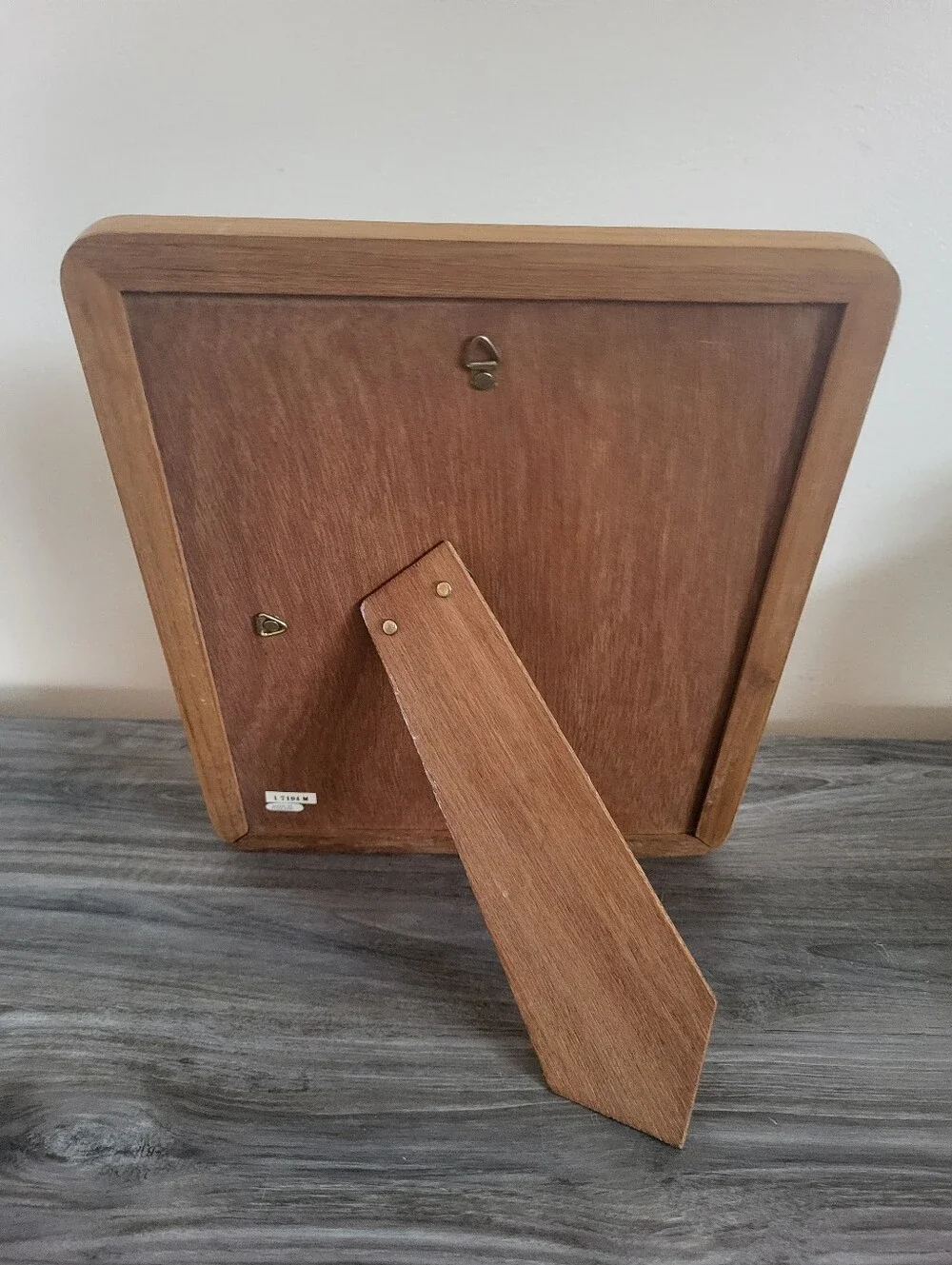 Vintage Teak Wood Picture Frame 8x10