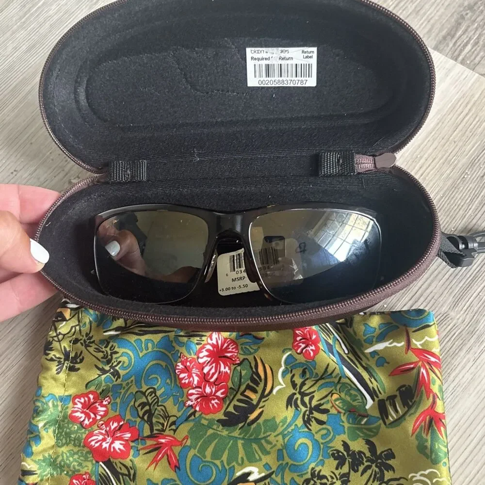 Maui Jim RX Able Polowai Unisex Sunglasses With Soft And Hard Case With Tags