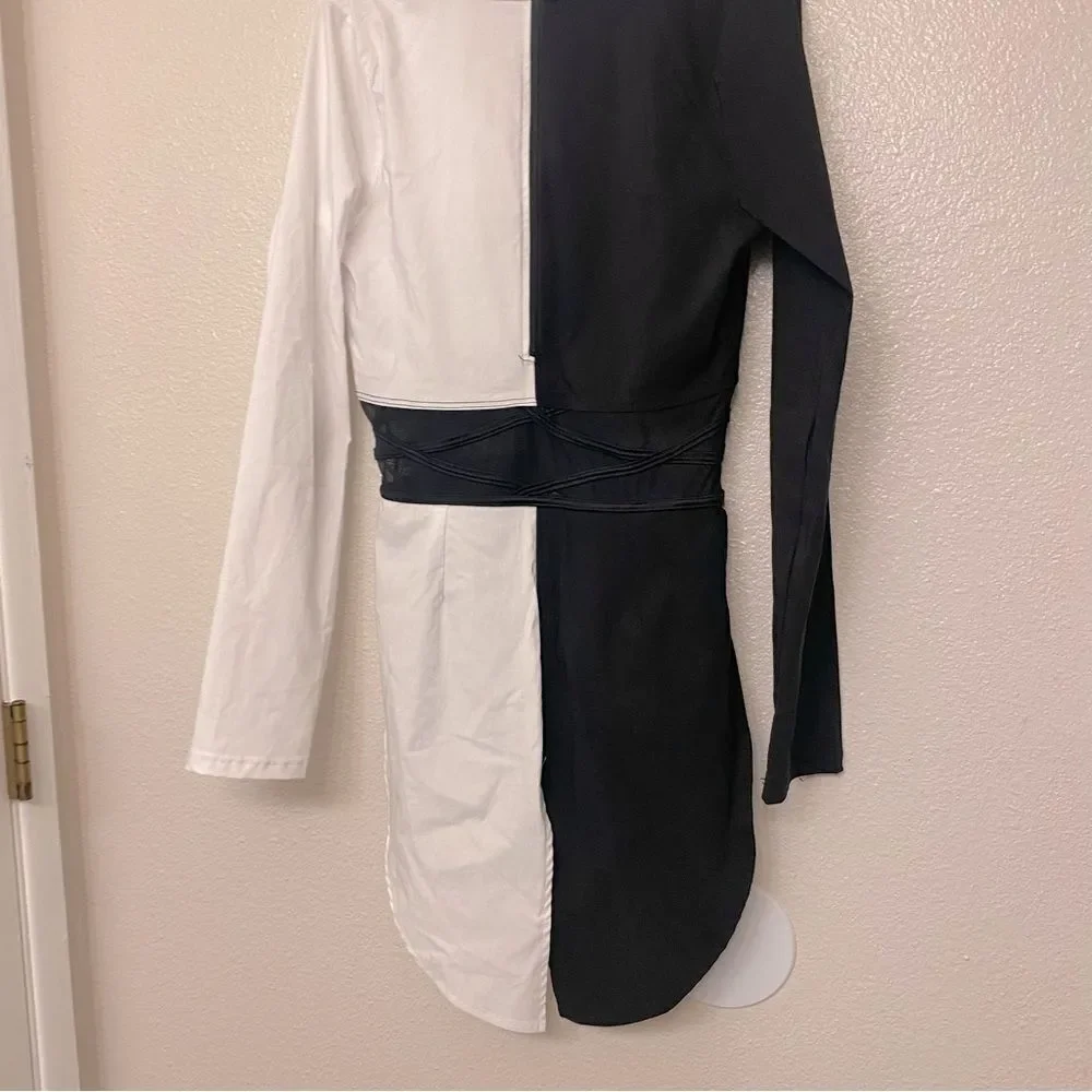 Weissman dance costume white black