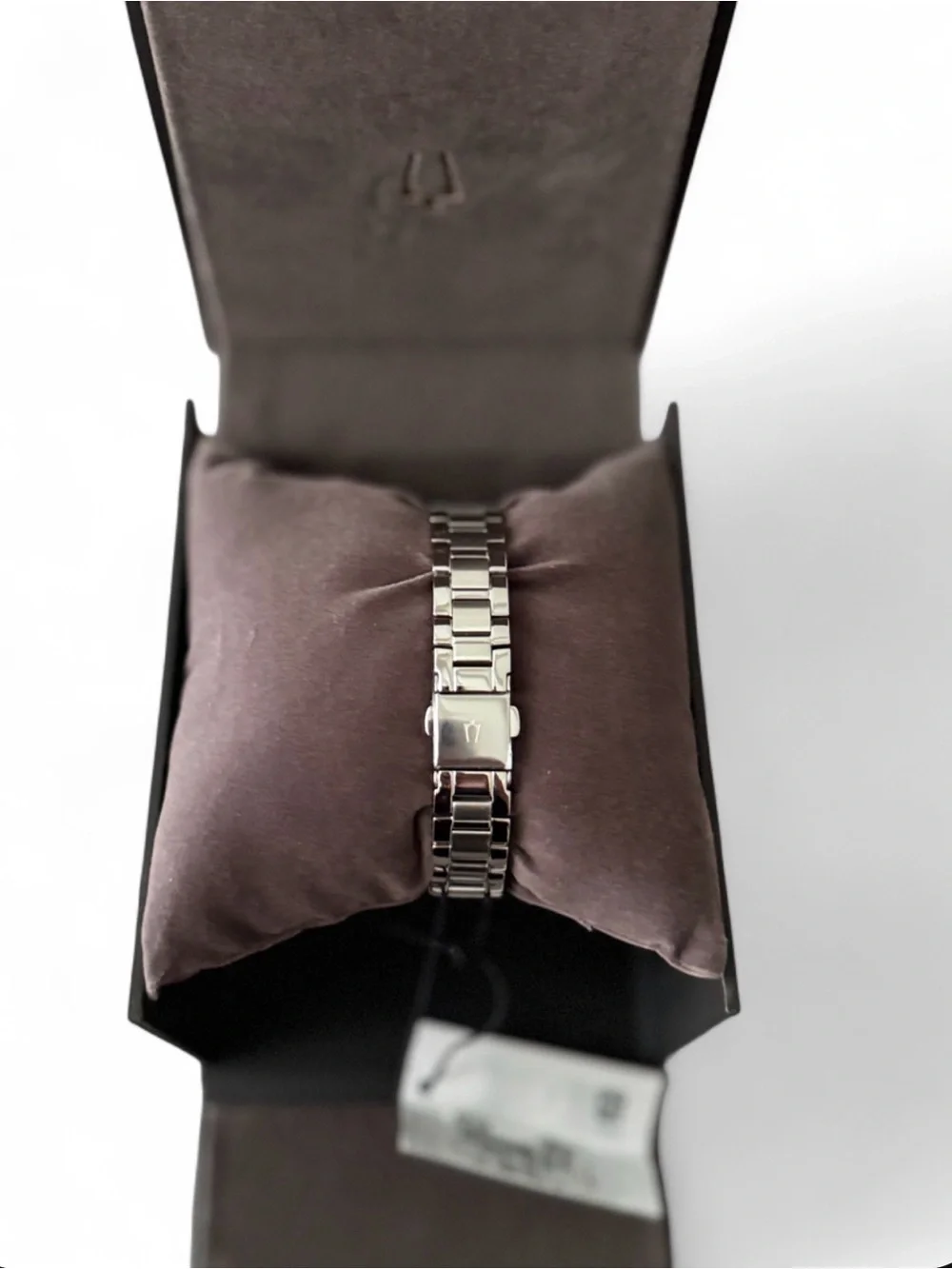 NWT Bulova Women's Stainless Steel Watch with Pink Dial