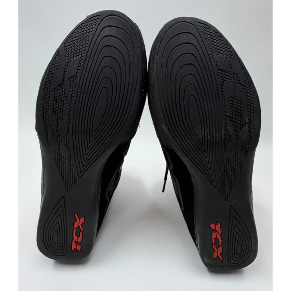 TCX X-Road Waterproof Motorcycle Riding Boots Black Red Men's US 12 EU 46