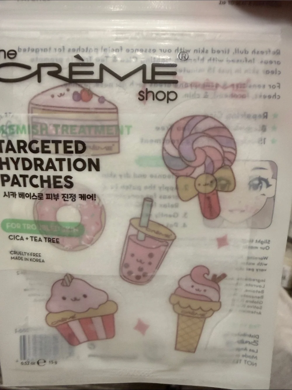 The Crème Shop Skin Patch & Sheet Bundle in Pink Face masks and hydration patch