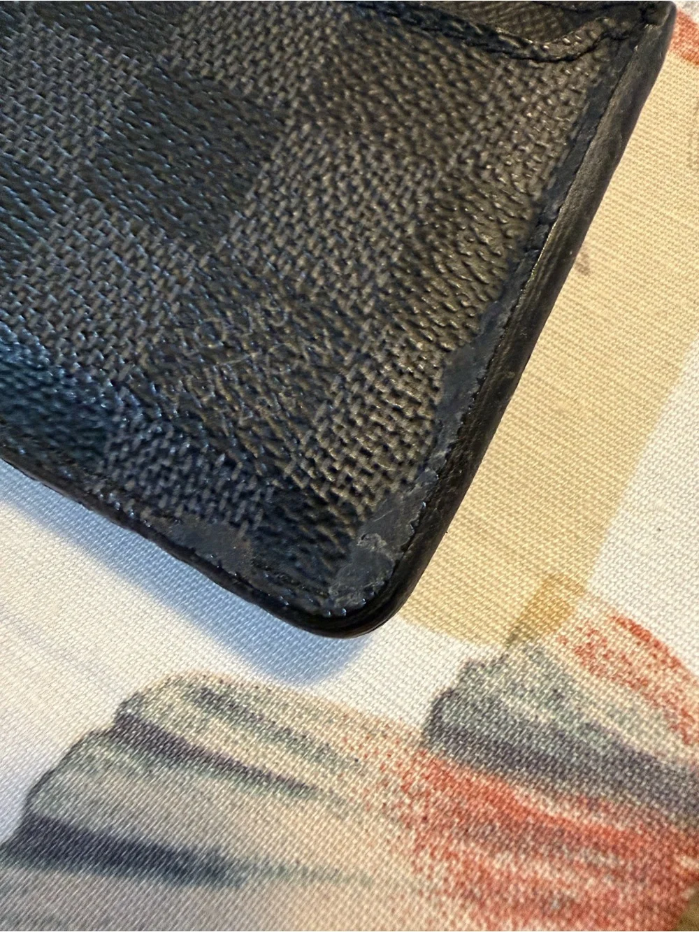 Louis Vuitton Black Damier Card Holder