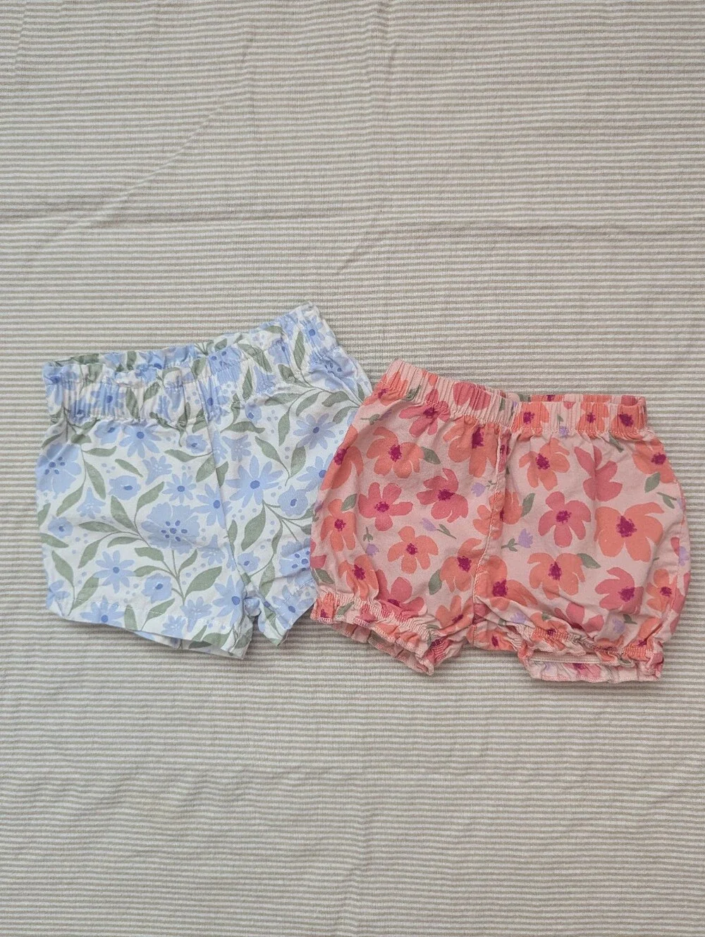 Floral Cotton Baby Shorts