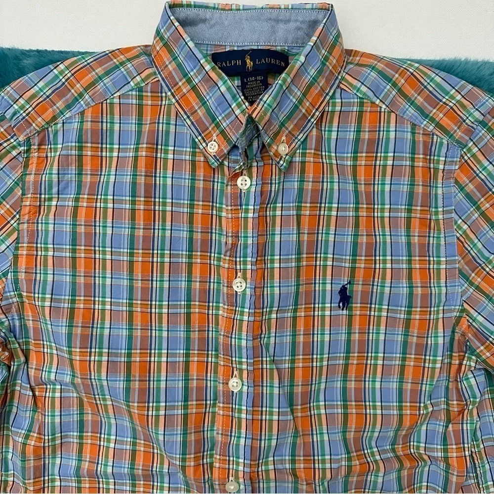Ralph Lauren Boys Button Down Size L (14-16)