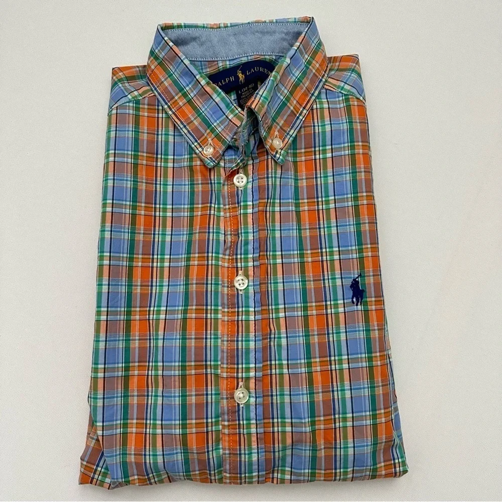 Ralph Lauren Boys Button Down Size L (14-16)