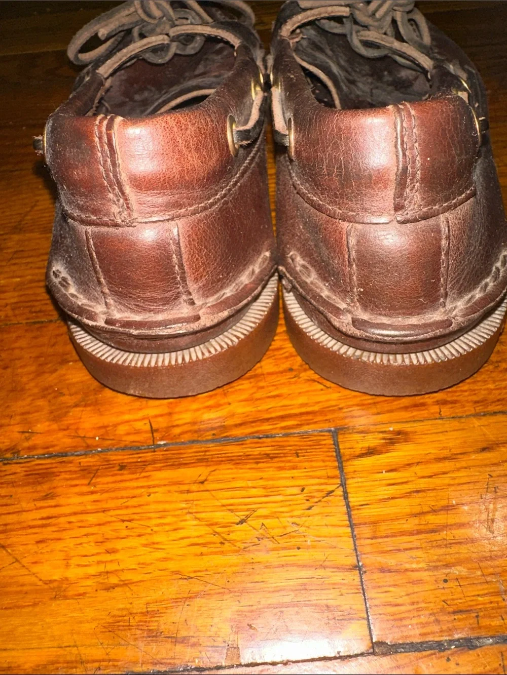 Sperry Brown Leather Men’s Boat Shoes