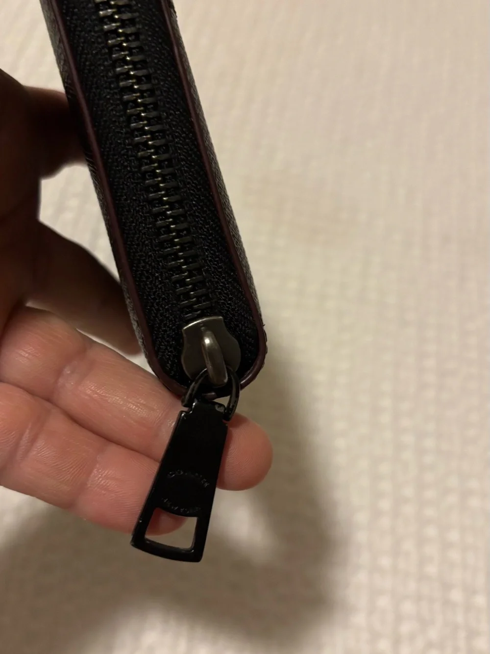 Coach wristlet pouch