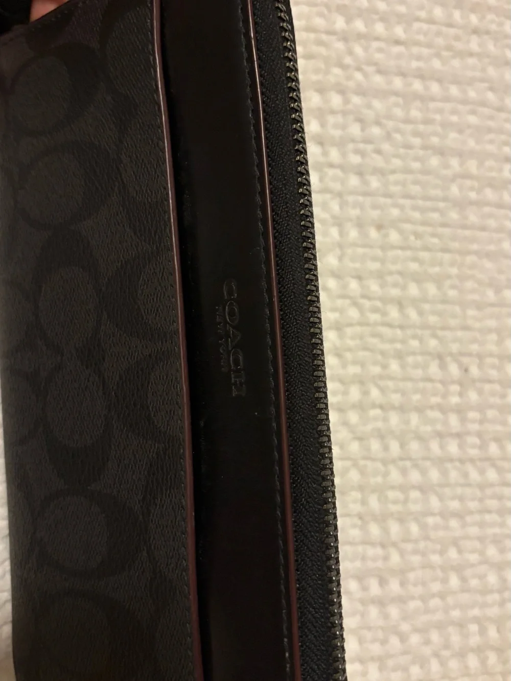 Coach wristlet pouch