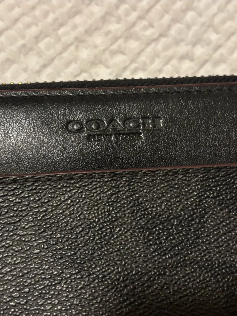 Coach wristlet pouch