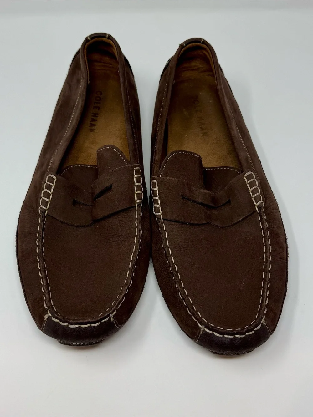 Cole Haan slip suede
