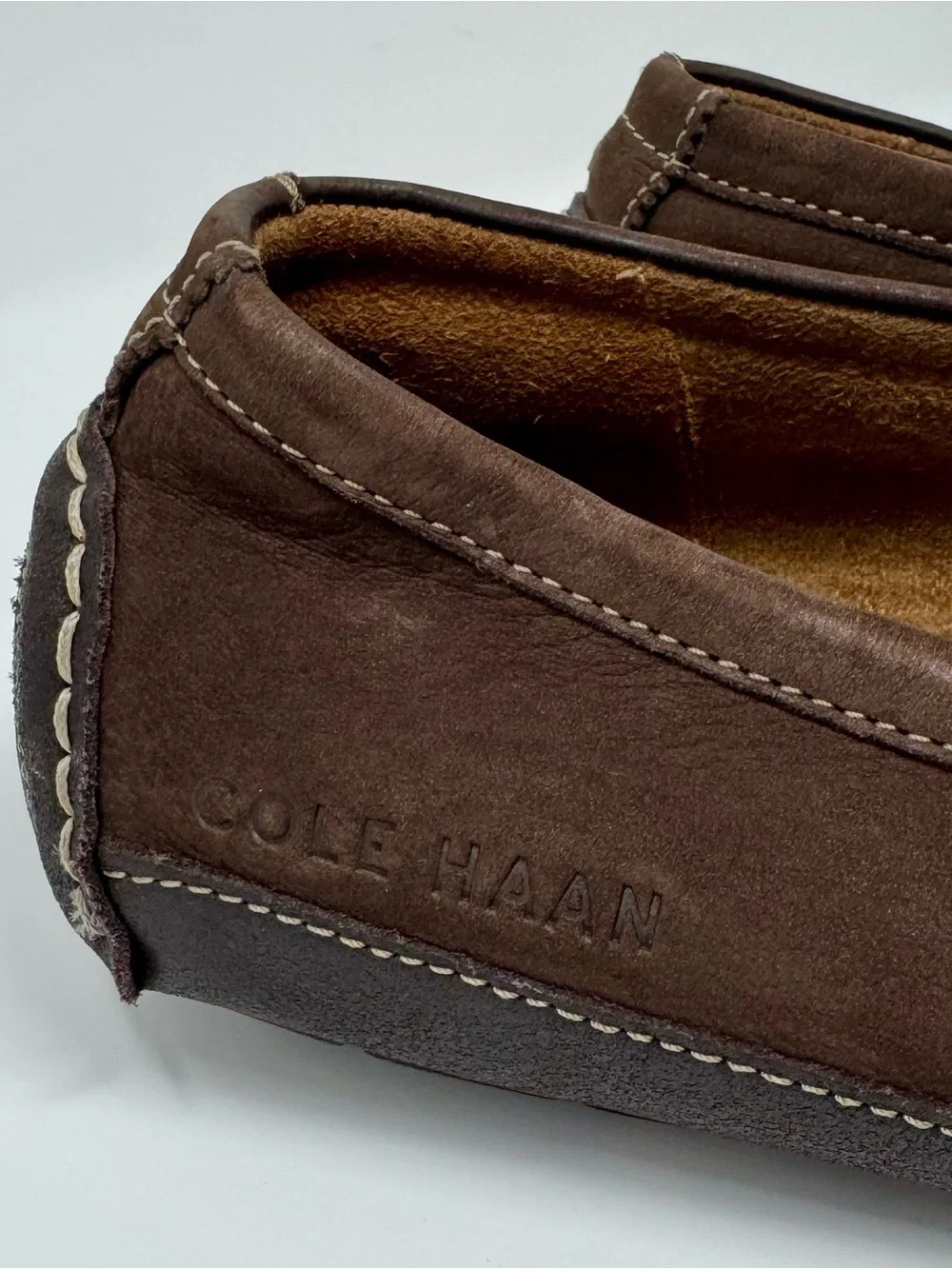 Cole Haan slip suede