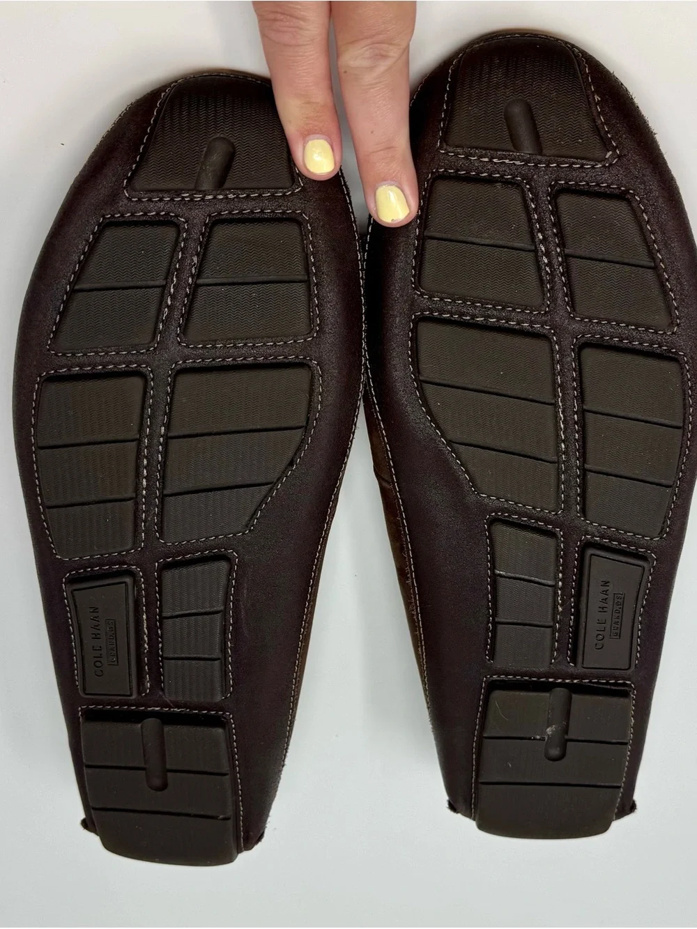 Cole Haan slip suede