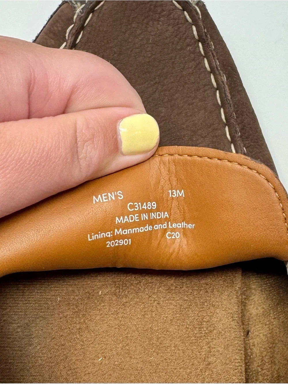 Cole Haan slip suede