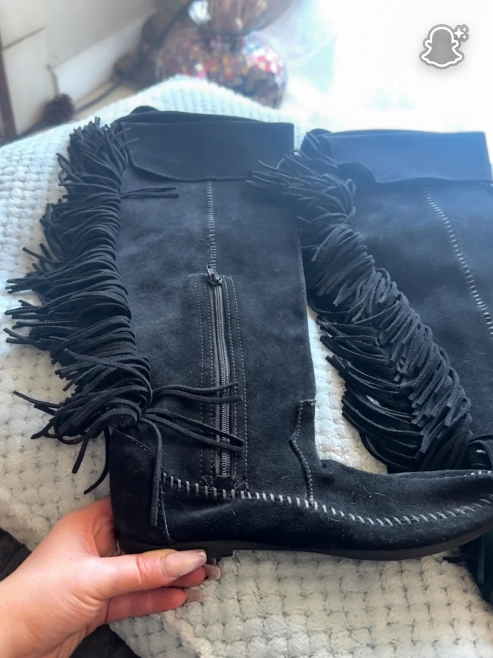 Minnetonka soft suede