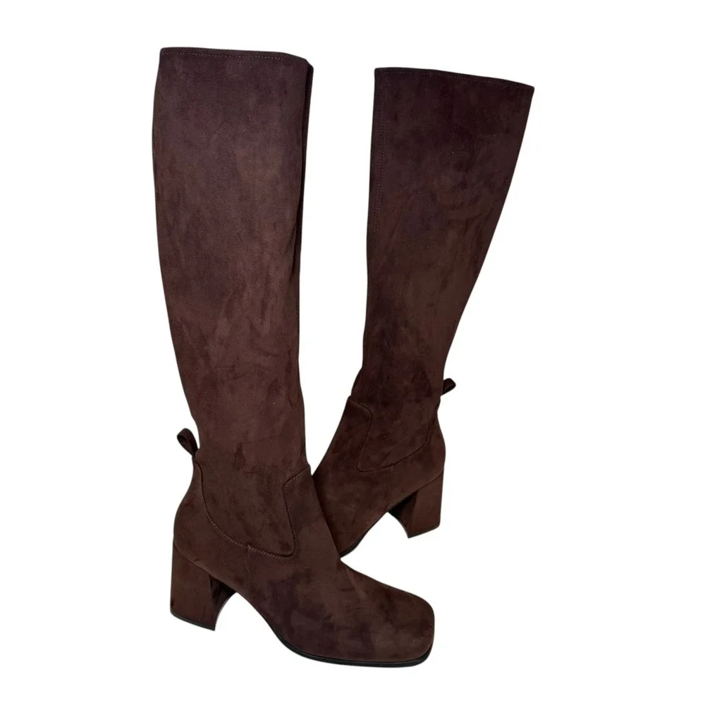 Jeffrey Campbell suede knee
