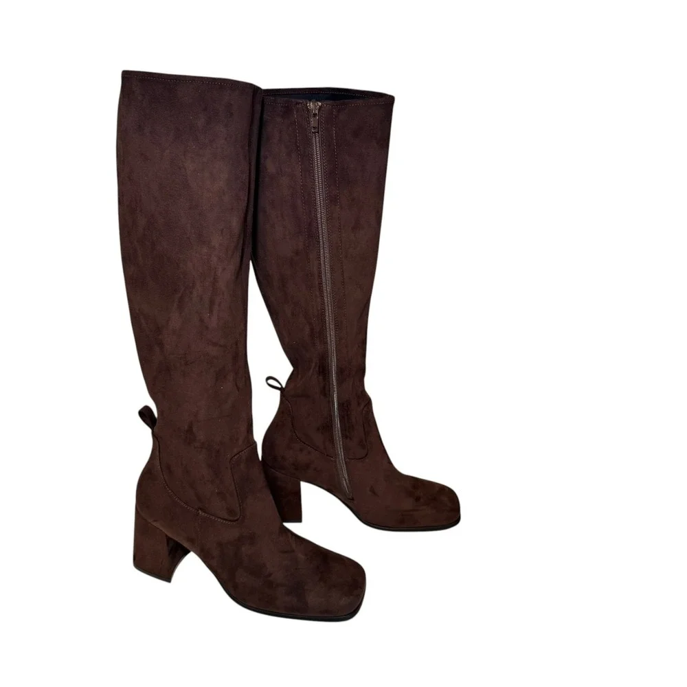 Jeffrey Campbell suede knee