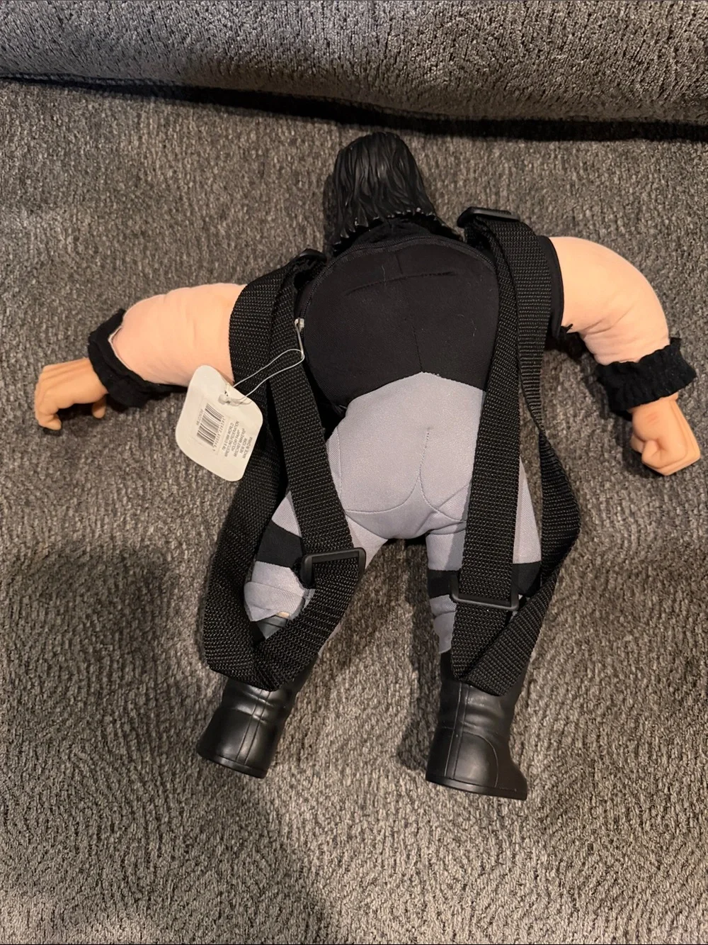 WWF Wrestling Titan Backpack Lot Of 3 Stone Cold The Undertaker The Rock WWF