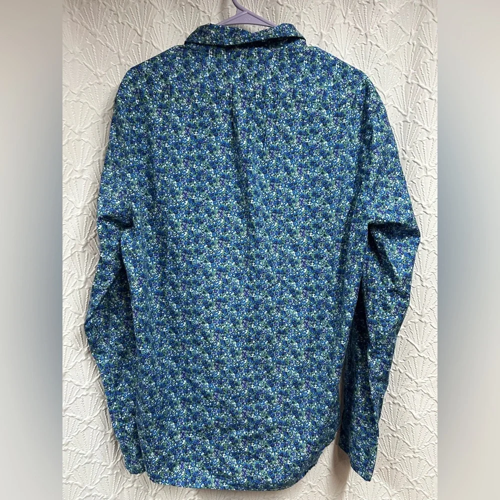 Men’s Large J. Crew Multicolor Floral Button-Up Shirt