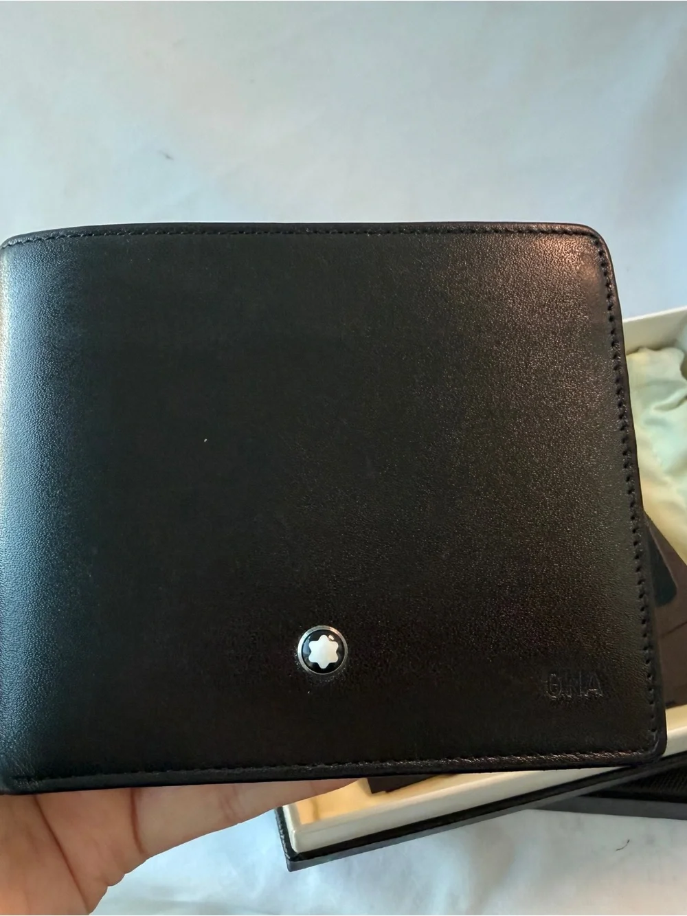 Montblanc Black Leather MEISTERSTÜCK WALLET 12CC