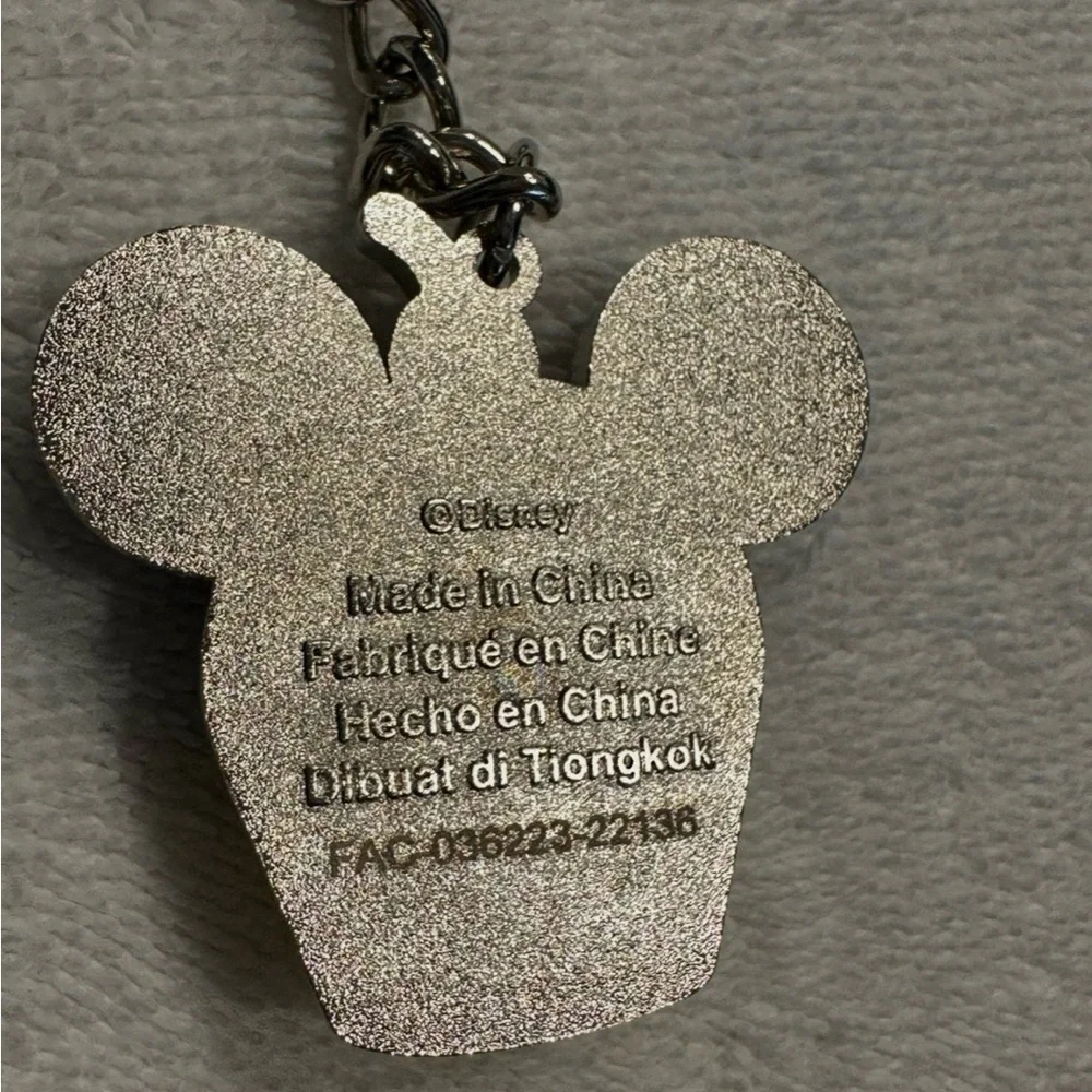 Disney Mickey Mouse Cupcake Keychains NWOT (Set of 4)